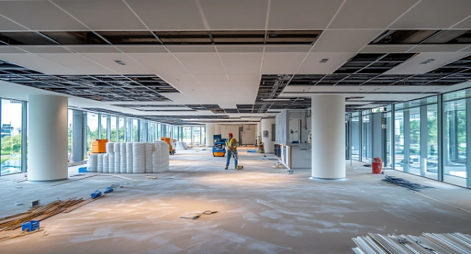 Office renovation in Edmonton