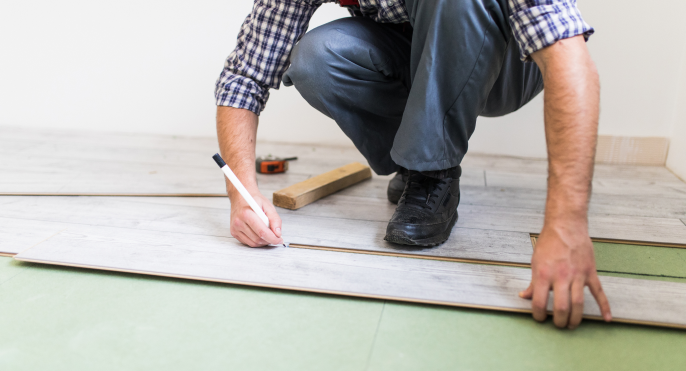 Flooring installation in Edmonton