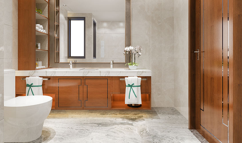 Flawless Custom Cabinetry And Tile Work For Bathroom Renovation In Edmonton